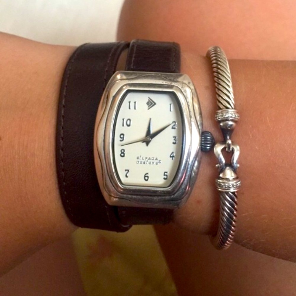 Silpada Leather Wrap Watch